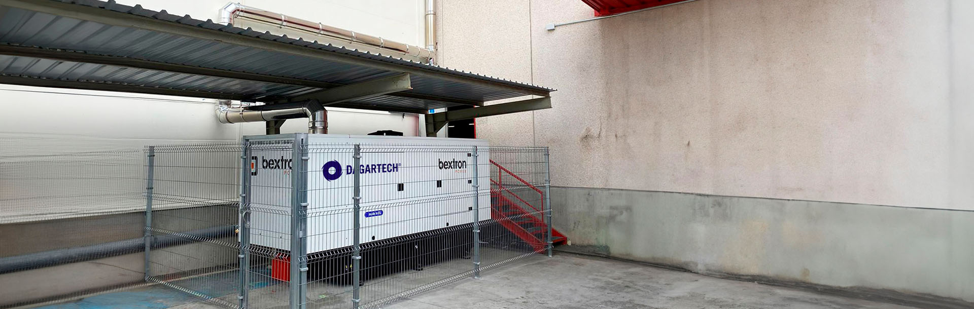 A Dagartech generator set guarantees the power supply for the Correos Express branch in Getafe